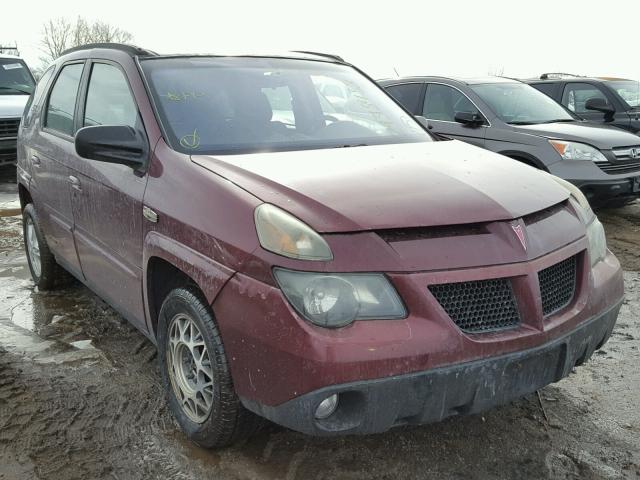 3G7DA03E43S500681 - 2003 PONTIAC AZTEK MAROON photo 1