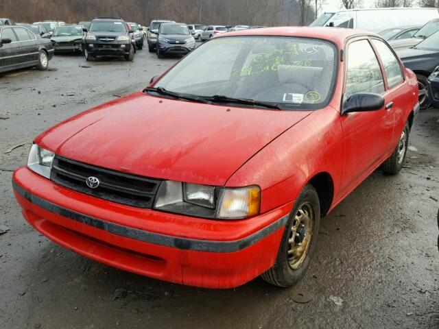 JT2EL46S1R0441249 - 1994 TOYOTA TERCEL STD RED photo 2