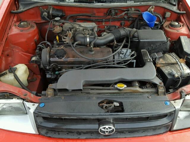 JT2EL46S1R0441249 - 1994 TOYOTA TERCEL STD RED photo 7