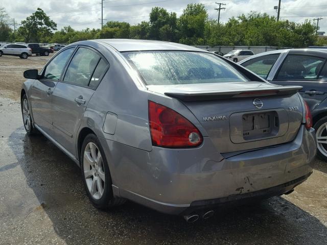 1N4BA41E98C805180 - 2008 NISSAN MAXIMA SE GRAY photo 3