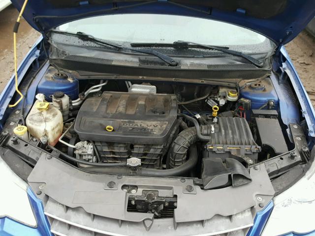 1C3LC45K18N175236 - 2008 CHRYSLER SEBRING BLUE photo 7