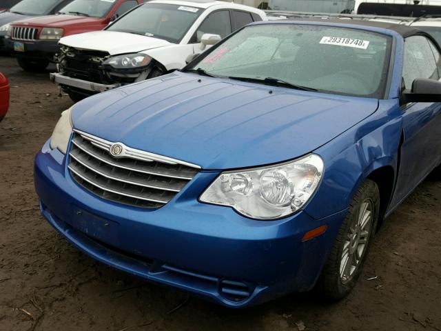 1C3LC45K18N175236 - 2008 CHRYSLER SEBRING BLUE photo 9