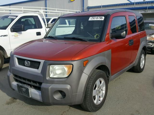 5J6YH18583L014680 - 2003 HONDA ELEMENT EX ORANGE photo 2