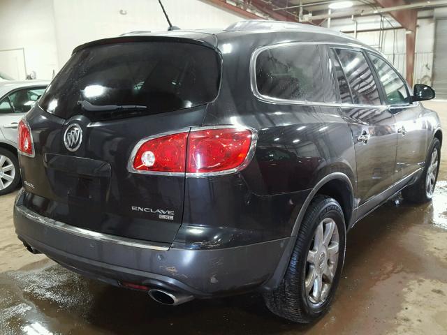 5GAER23798J281884 - 2008 BUICK ENCLAVE CX BLACK photo 4