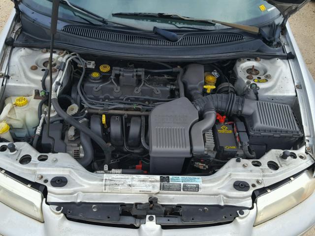 1B3EJ46C7YN264795 - 2000 DODGE STRATUS SE SILVER photo 7