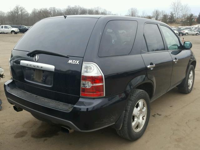 2HNYD18265H558693 - 2005 ACURA MDX BLACK photo 4