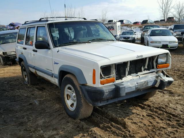 1J4FJ68S5VL585917 - 1997 JEEP CHEROKEE S WHITE photo 1