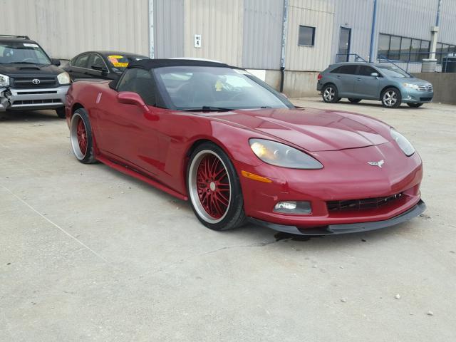 1G1YY36U665127220 - 2006 CHEVROLET CORVETTE RED photo 1