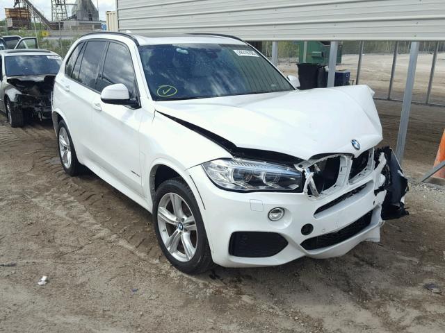 5UXKR2C5XF0H40246 - 2015 BMW X5 SDRIVE3 WHITE photo 1