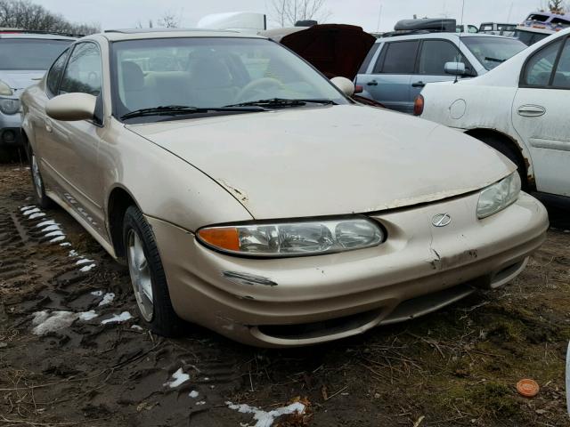 1G3NL12EX1C283955 - 2001 OLDSMOBILE ALERO GL TAN photo 1