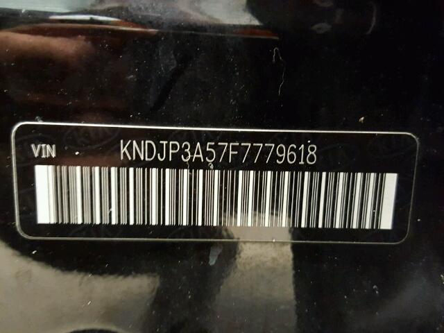 KNDJP3A57F7779618 - 2015 KIA SOUL + BLACK photo 10