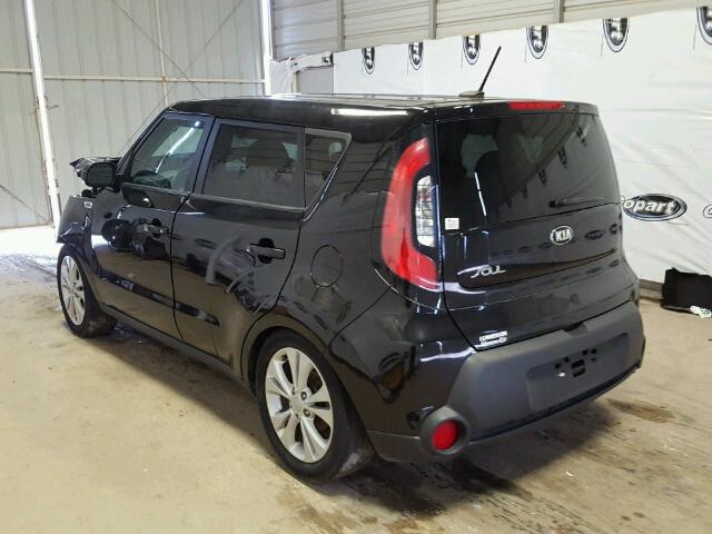 KNDJP3A57F7779618 - 2015 KIA SOUL + BLACK photo 3