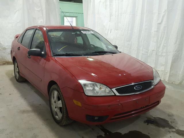 1FAHP34N87W343433 - 2007 FORD FOCUS SES RED photo 1