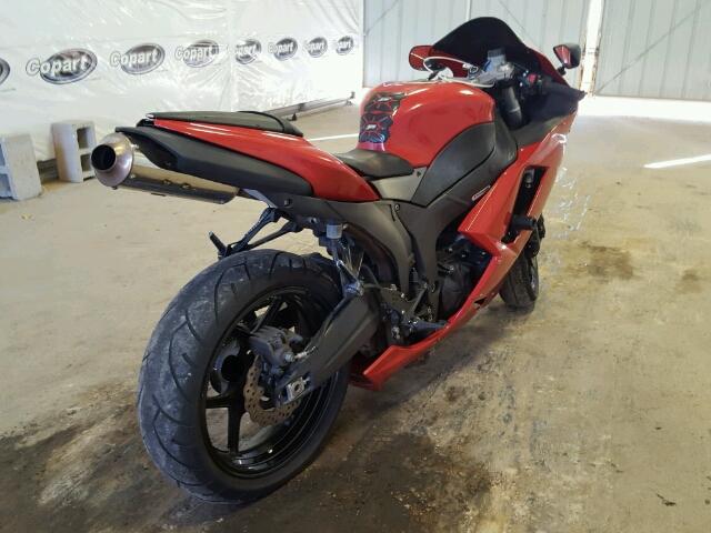 JKAZX4P197A019248 - 2007 KAWASAKI ZX600 P RED photo 4