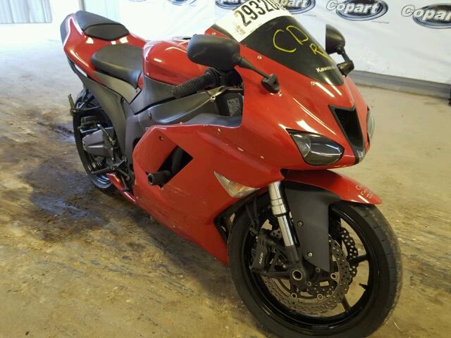 JKAZX4P197A019248 - 2007 KAWASAKI ZX600 P RED photo 9