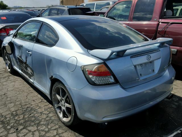 JTKDE167370200676 - 2007 TOYOTA SCION TC 蓝色 照片 3