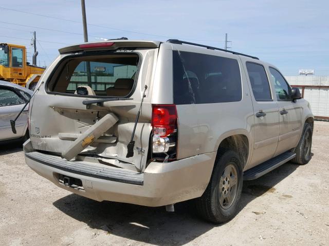 3GNFC16057G297195 - 2007 CHEVROLET SUBURBAN C GOLD photo 4