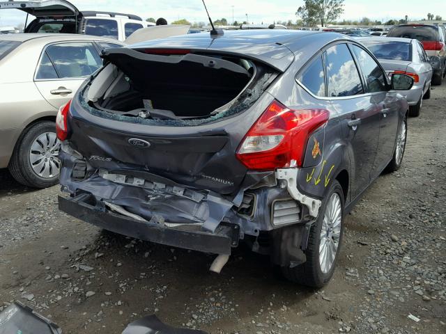 1FAHP3N23CL222731 - 2012 FORD FOCUS TITA GRAY photo 4