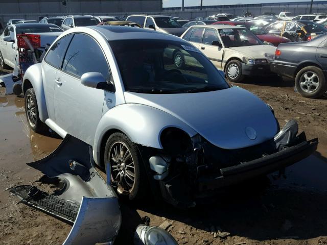 3VWED21C42M446745 - 2002 VOLKSWAGEN NEW BEETLE 银色 照片 1
