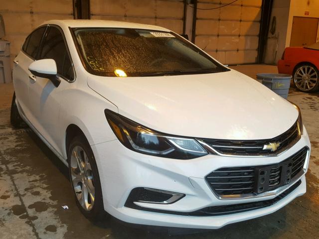 3G1BF5SM6HS566827 - 2017 CHEVROLET CRUZE PREM WHITE photo 1