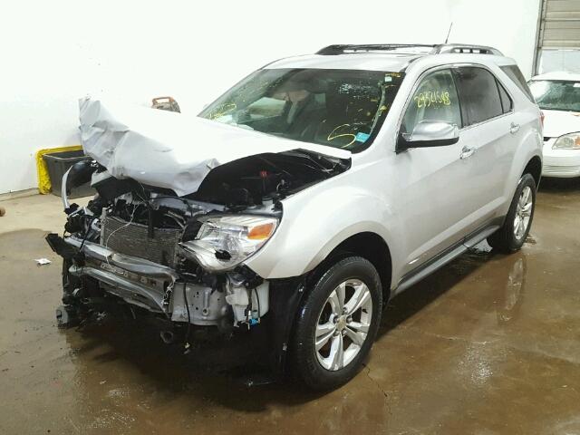 2CNFLNEW2A6200412 - 2010 CHEVROLET EQUINOX LT SILVER photo 2