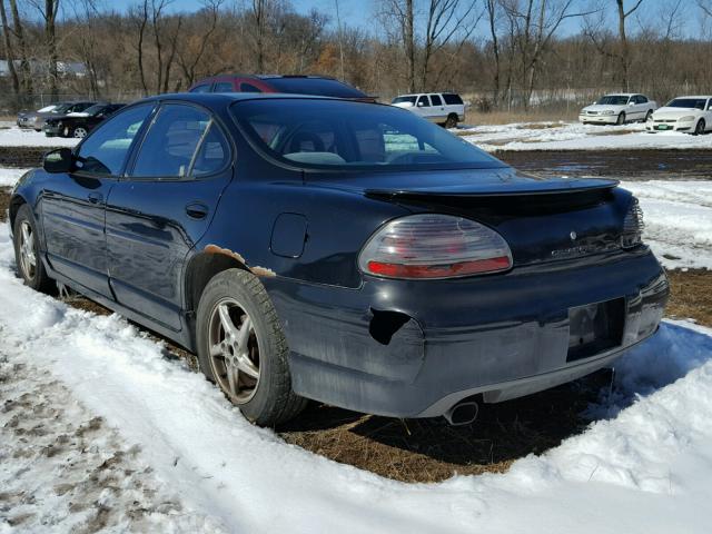 1G2WP52K63F102605 - 2003 PONTIAC GRAND PRIX BLACK photo 3