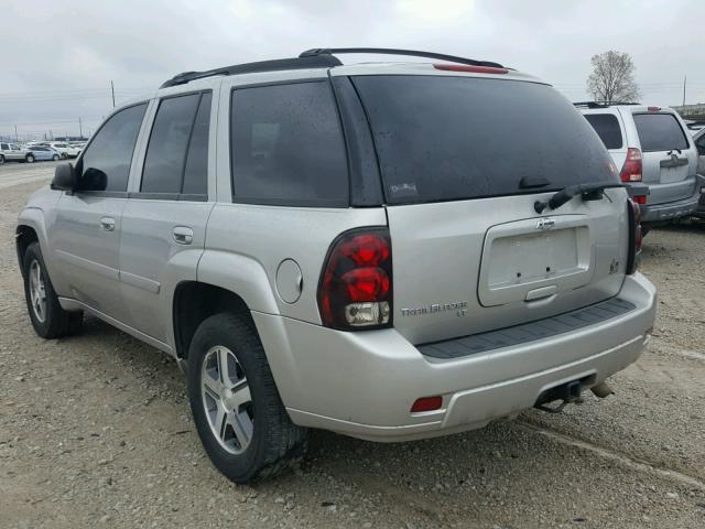 1GNDT13S172262448 - 2007 CHEVROLET TRAILBLAZE SILVER photo 3