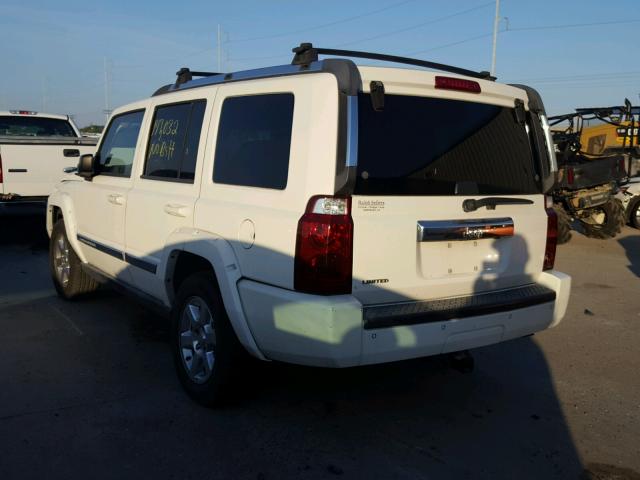 1J8HH58N16C128367 - 2006 JEEP COMMANDER WHITE photo 3