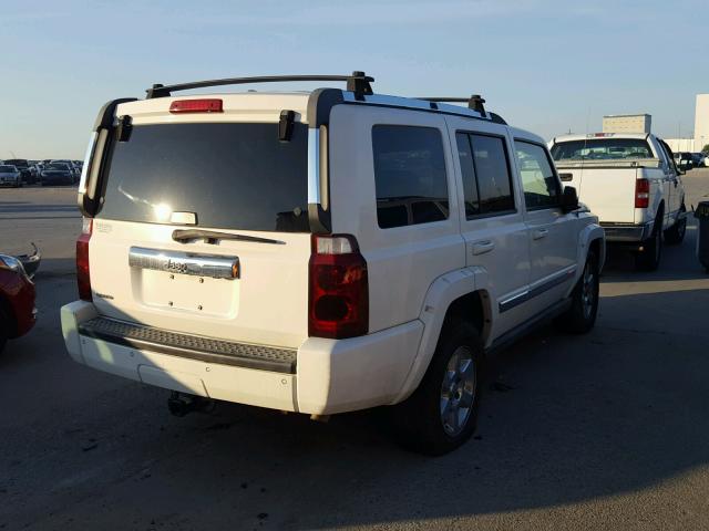 1J8HH58N16C128367 - 2006 JEEP COMMANDER WHITE photo 4