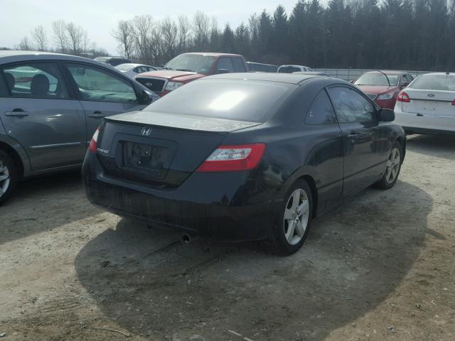 2HGFG118X7H579375 - 2007 HONDA CIVIC EX შავი ფოტო 4