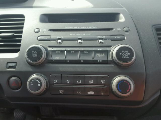 2HGFG118X7H579375 - 2007 HONDA CIVIC EX შავი ფოტო 9