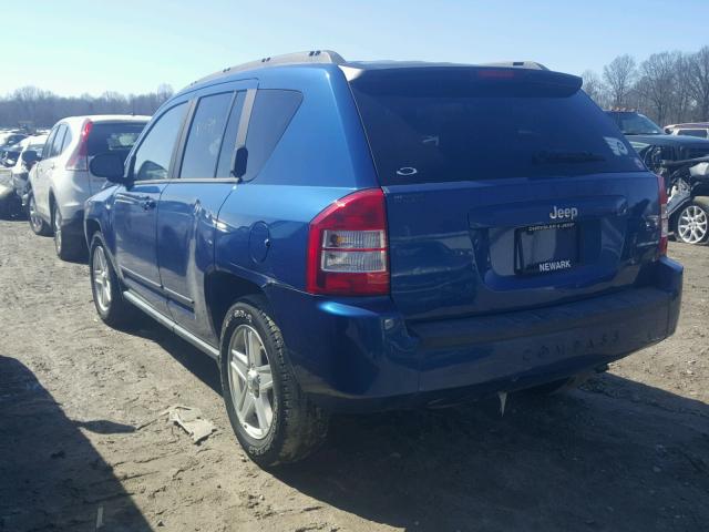 1J4NT4FB7AD515420 - 2010 JEEP COMPASS SP BLUE photo 3