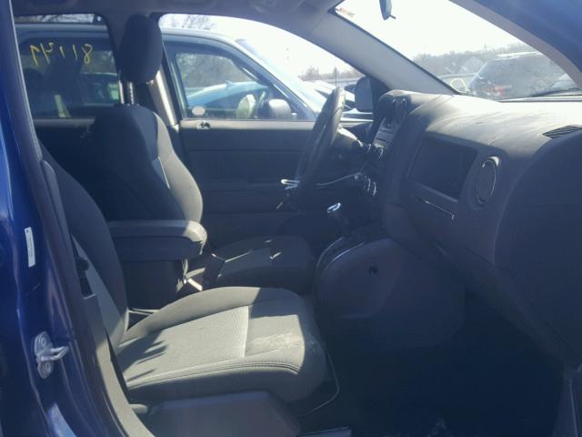 1J4NT4FB7AD515420 - 2010 JEEP COMPASS SP BLUE photo 5