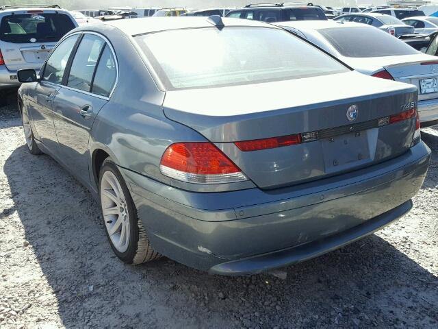 WBAGL63443DP66170 - 2003 BMW 745 I SILVER photo 3