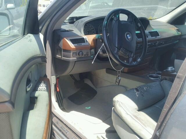 WBAGL63443DP66170 - 2003 BMW 745 I SILVER photo 9