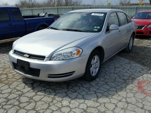 2G1WT55K369401123 - 2006 CHEVROLET IMPALA LT SILVER photo 2