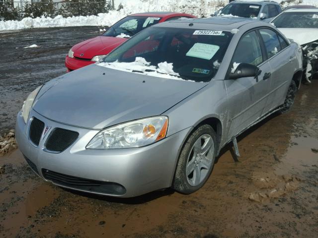 1G2ZG57B274260348 - 2007 PONTIAC G6 BASE SILVER photo 2