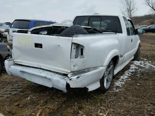 1GCCS19W8X8167786 - 1999 CHEVROLET S TRUCK S1 WHITE photo 4