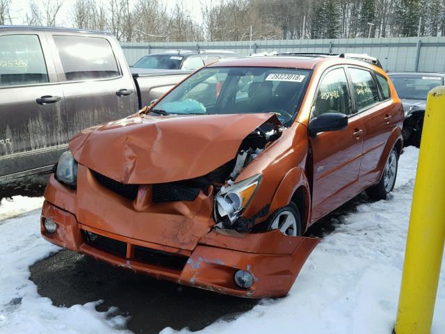 5Y2SL62864Z429442 - 2004 PONTIAC VIBE ORANGE photo 2