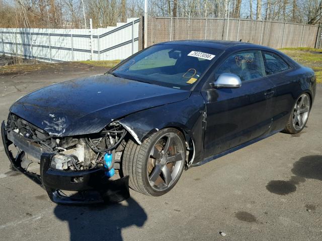 WAURV78T79A037969 - 2009 AUDI S5 QUATTRO BLACK photo 2