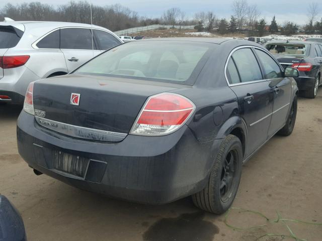 1G8ZS57B38F218071 - 2008 SATURN AURA XE BLACK photo 4