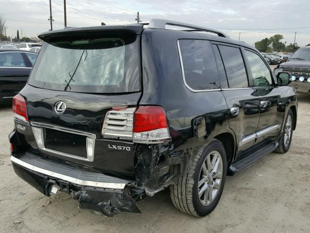 JTJHY7AX1E4159719 - 2014 LEXUS LX 570 BLACK photo 4