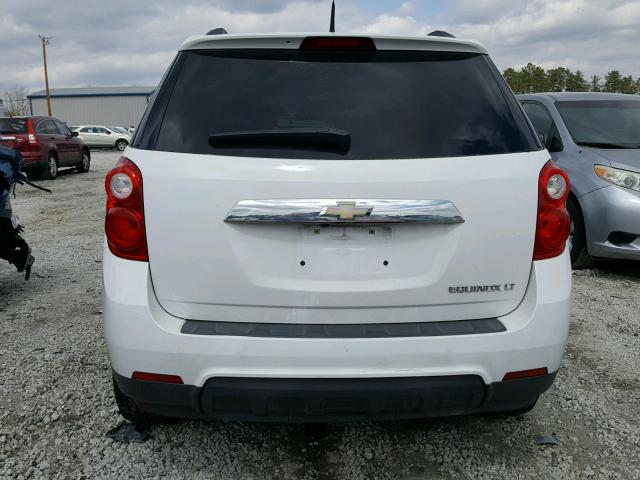 2CNALPEW1A6233911 - 2010 CHEVROLET EQUINOX LT WHITE photo 9