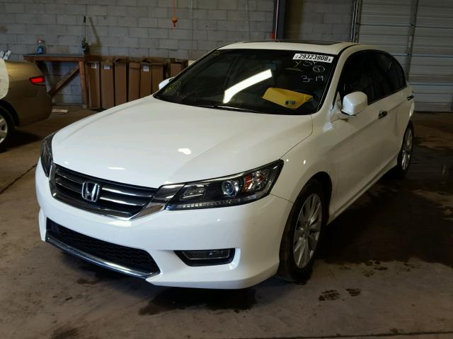 1HGCR2F81DA275955 - 2013 HONDA ACCORD EXL WHITE photo 2