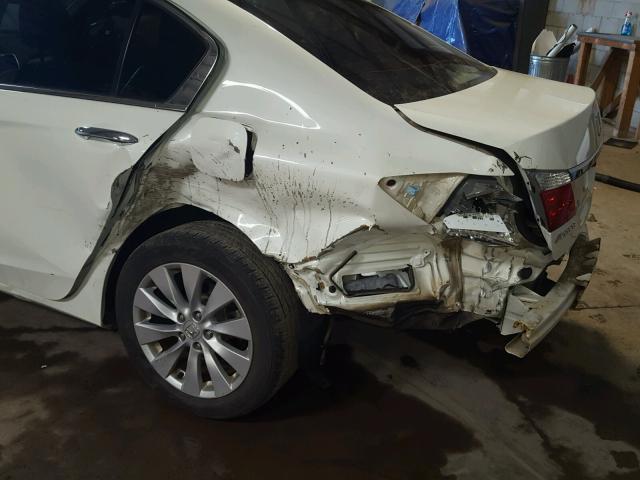 1HGCR2F81DA275955 - 2013 HONDA ACCORD EXL WHITE photo 9