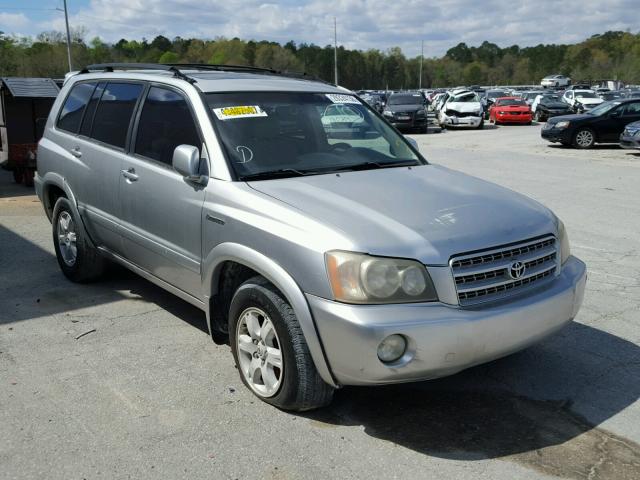 JTEGF21A610013381 - 2001 TOYOTA HIGHLANDER SILVER photo 1