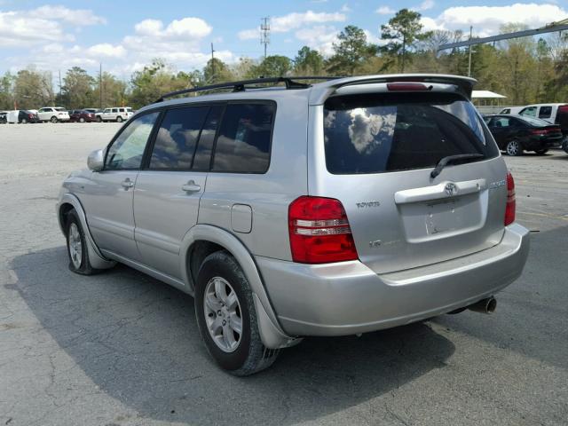 JTEGF21A610013381 - 2001 TOYOTA HIGHLANDER SILVER photo 3