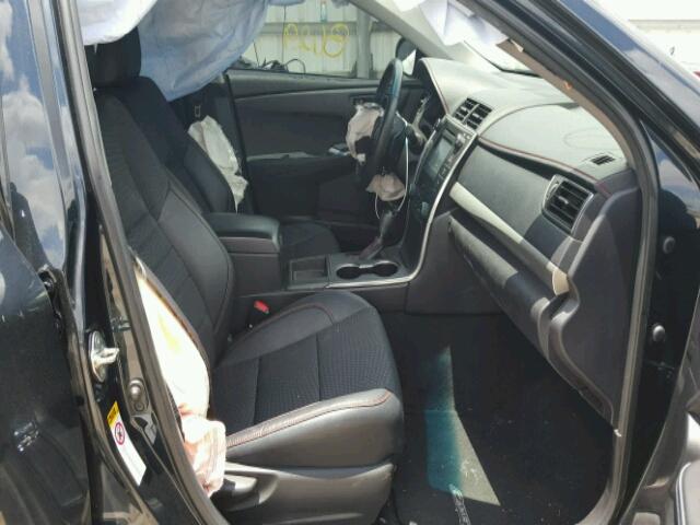 4T1BF1FK6FU936482 - 2015 TOYOTA CAMRY LE შავი ფოტო 5