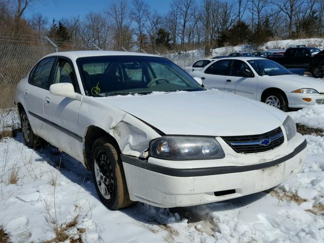 2G1WF52E219211862 - 2001 CHEVROLET IMPALA WHITE photo 1