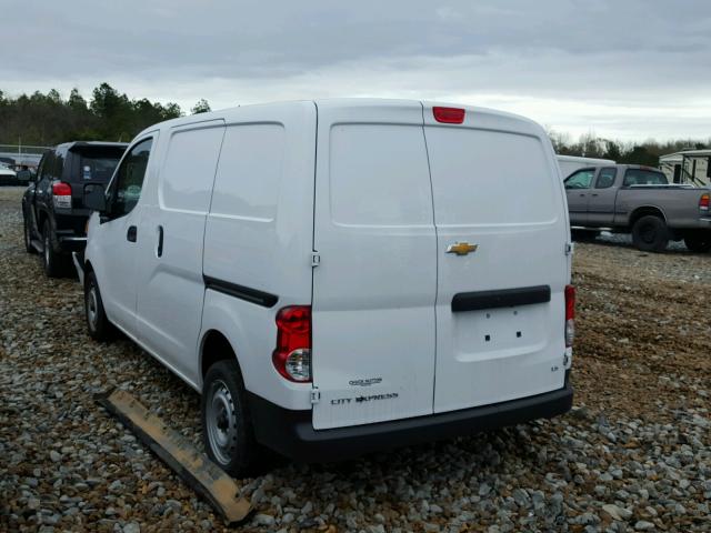 3N63M0YN6JK692077 - 2018 CHEVROLET CITY EXPRE WHITE photo 3
